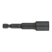 Embout pour Douille (1/4" à queue six pans), largeur de clé 3/8" (9,53 mm), magnétique, longueur 65 mm metabo