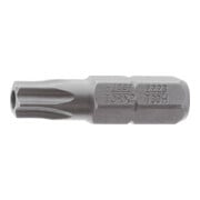 HAZET Embout 2223 Hexagone solide 1/4"' inviolable Profil TX résistant à l'effraction-1