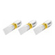 Embout-tournevis (bit) Hazet 2208N-10/3, hexagone massif 6,3 (1/4 pouce), profil à fente, 1.2 x 6.5 mm, nombre d'outils : 3-1