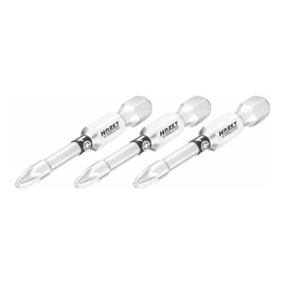 Embout-tournevis (bit) Hazet 2216NSLG-PZ1/3, hexagone massif 6,3 (1/4 pouce), profil Pozidriv PZ, pZ1, nombre d'outils : 3