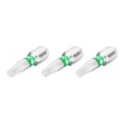 Embout-tournevis (bit) Hazet 2223N-T20/3, hexagone massif 6,3 (1/4 pouce), profil TX intérieur, T20, nombre d'outils : 3