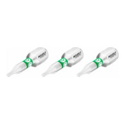 Embout-tournevis (bit) Hazet 2223N-T6/3, hexagone massif 6,3 (1/4 pouce), profil TX intérieur, T6, nombre d'outils : 3