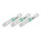 Embout-tournevis (bit) Hazet 2223NSLG-T40/3, hexagone massif 6,3 (1/4 pouce), profil TX intérieur, T40, nombre d'outils : 3-1