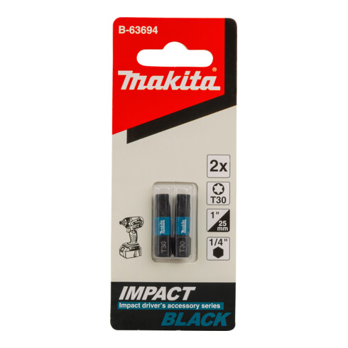 Embout TX TX30x25 2 pièces Makita