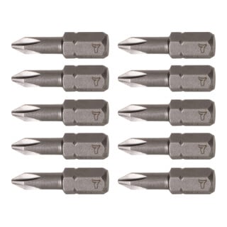 Embouts cruciformes PH 1 STIER, forme C 6,3, longueur 25 mm, pack de 10