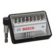 Embouts de vissage courts qualité extra-dure Robust Line, sets de 8 pièces + 1 (S) 25 mm, 8 + 1 pièce-1