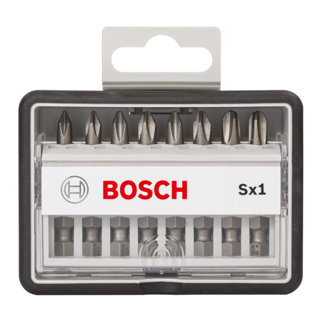 Embouts de vissage courts qualité extra-dure Robust Line, sets de 8 pièces (Sx) 49 mm, 8 pièces