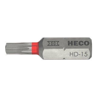 Embouts, HECO-Drive, HD-15, rouge, 10 pcs.
