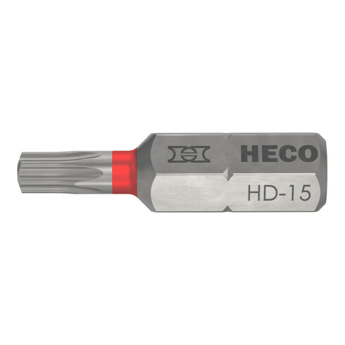 Embouts, HECO-Drive, HD-15, rouge, 10 pcs.