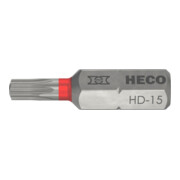 Embouts, HECO-Drive, HD-15, rouge, 2 pcs.