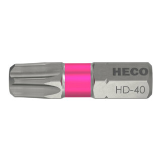 Embouts, HECO-Drive, HD-40, rose, 10 pcs.