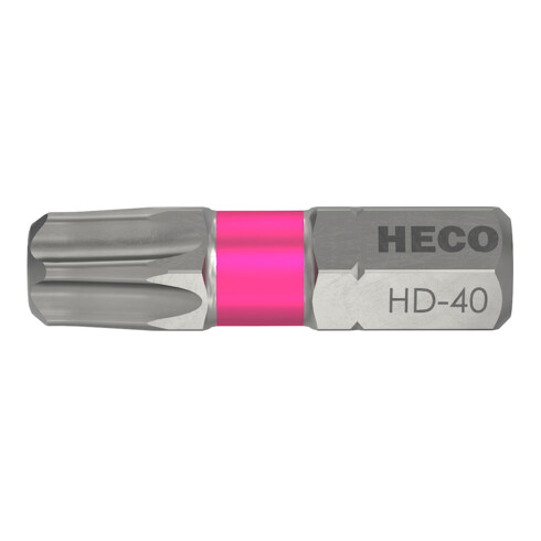 Embouts, HECO-Drive, HD-40, rose, 10 pcs.
