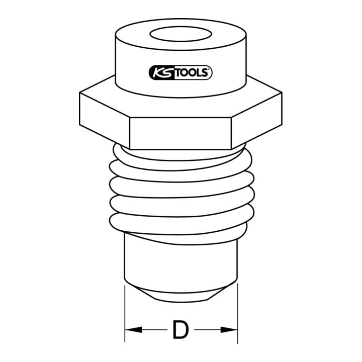 Embouts KS Tools pour pinces à riveter, 2,4mm
