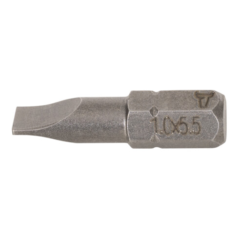 Embouts pour vis à fente STIER 5,5 x 1,0 mm, forme C 6,3, longueur 25 mm, pack de 10