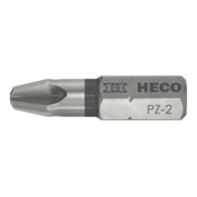 Embouts, Pozi-Drive, PZD-2, noir, 10 pcs.