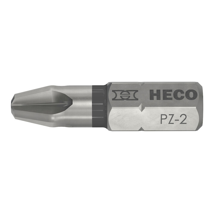 Embouts, Pozi-Drive, PZD-2, noir, 10 pcs.