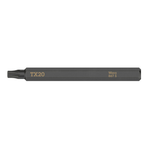 Embouts TORX pour tournevis à frapper Wera 867 S, TX 20 x 70 mm