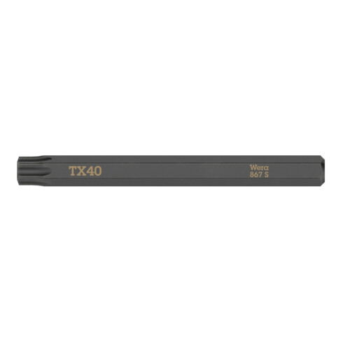 Embouts TORX pour tournevis à frapper Wera 867 S, TX 40 x 70 mm