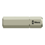 Embouts Wera 3840/1 TS 6KT, acier inoxydable, ouverture de clé (impériale) 1/4", longueur 25 mm