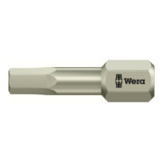 Embouts Wera 3840/1 TS 6KT, acier inoxydable, ouverture de clé (impériale) 5/32", longueur 25 mm
