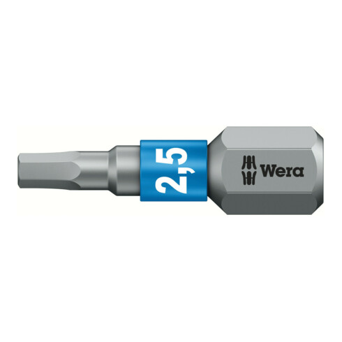 Embouts Wera 840/1 BTZ, 2,5 x 25 mm