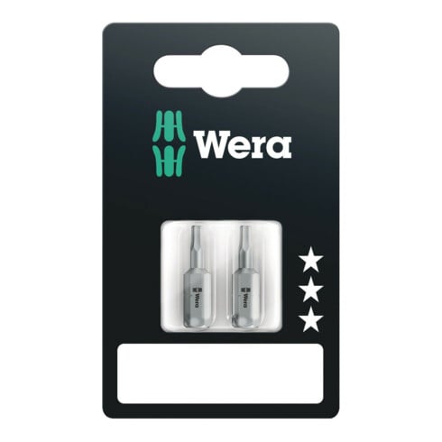 Embouts Wera Hex-Plus Z SB, 5 x 25 mm, 2 pièces