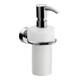 EMCO Flüssigseifenspender RONDO 2 Behälter und Dosierpumpe Kunststoff chrom-1