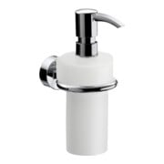 EMCO Flüssigseifenspender RONDO 2 Behälter und Dosierpumpe Kunststoff chrom-1