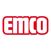 EMCO Toilettenbürstengarnitur RONDO 2 Behälter Kristallglas satiniert, Bürstengriff chrom chrom
