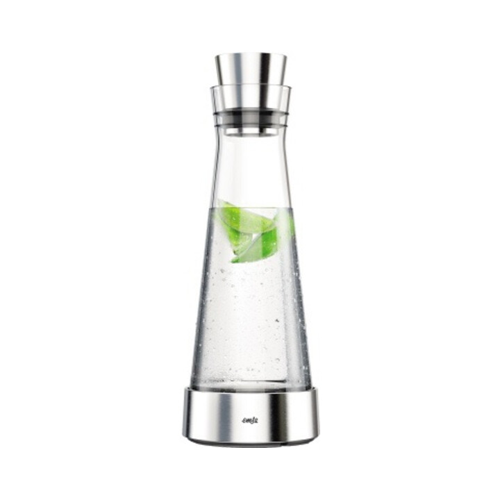 EMSA Kühlkaraffe FLOW SLIM 1l Glas/Edelstahl