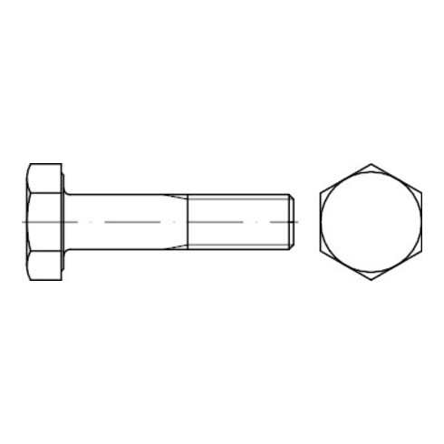 EN 14399-4 Sechskant-Passschraube, 10.9 tzn -P- M16x80 HP