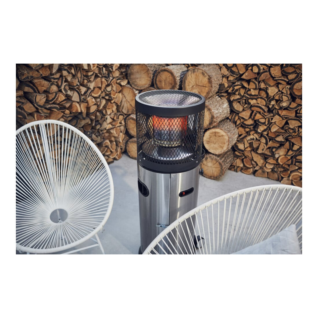 Enders Chauffage de terrasse Polo 2.0 en acier inoxydable