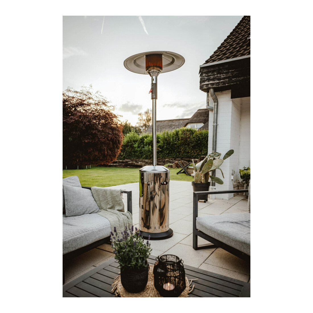 Enders Terrassenheizer Elegance Eco Green 2.0 zylindrischer 6kW Brenner