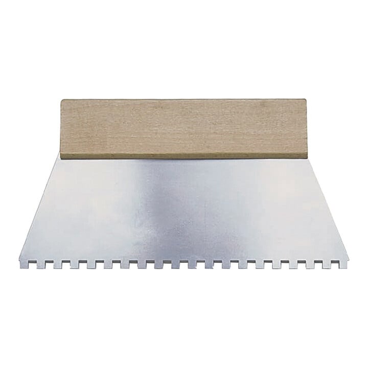 Enduit de colle HUFA l. 180 mm denture 6 x 6 mm manche en bois