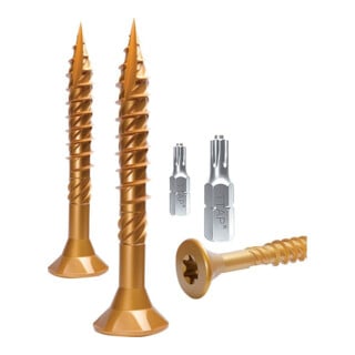 ENGEL Schraube E-JET 4,5 x 40 mm verzinkt gelb