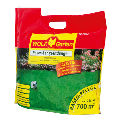 Engrais à long terme pour pelouse Wolf-Garten pour 700 m² LD 700 A