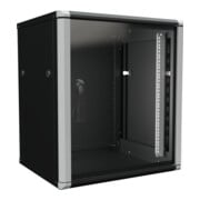 Enoc Armoire murale 12U 2 pièces noir 19" 600x500x668mm W2 12-65-S-3