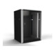 Enoc Armoire murale 15U 2 pièces noire 19" 600x500x801mm W2 15-65-S