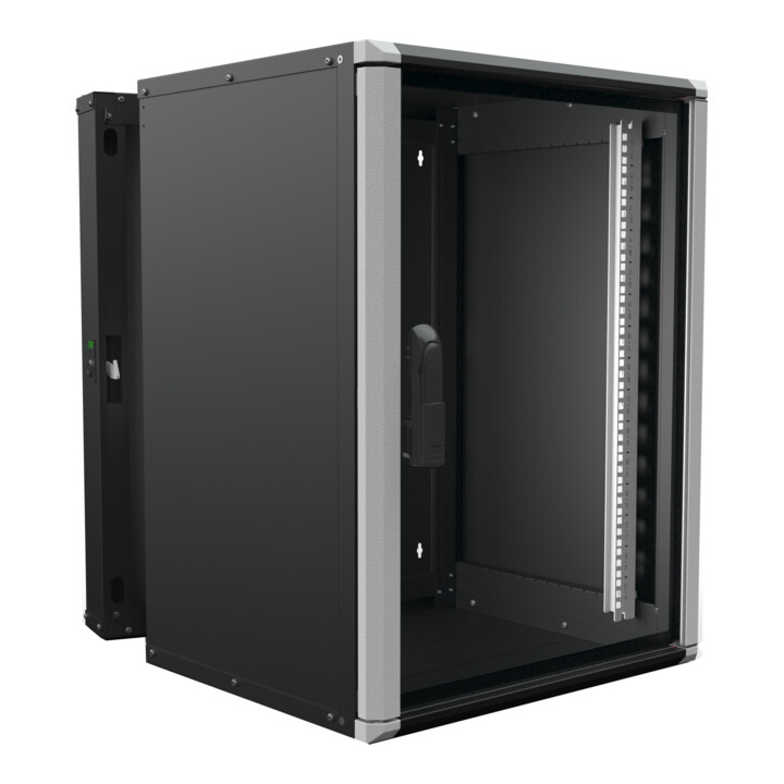 Enoc Armoire murale 15U 3 pièces noir 19" 600x600x801mm Wr2 15-66-S