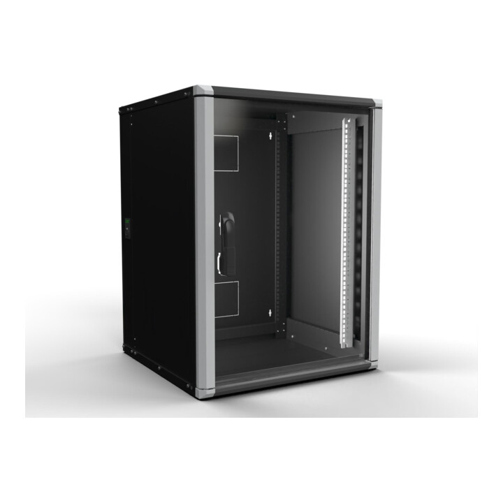 Enoc Armoire murale 15U 3 pièces noir 19" 600x600x801mm Wr2 15-66-S