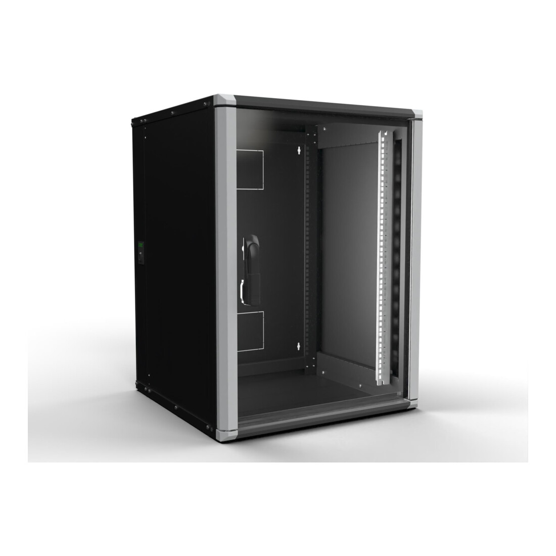 Enoc Armoire murale 15U 3 pièces noir 19" 600x600x801mm Wr2 15-66-S