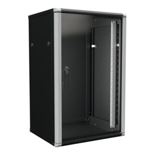 Enoc Armoire murale 18U 2 pièces noire 19" 600x500x934mm W2 18-65-S