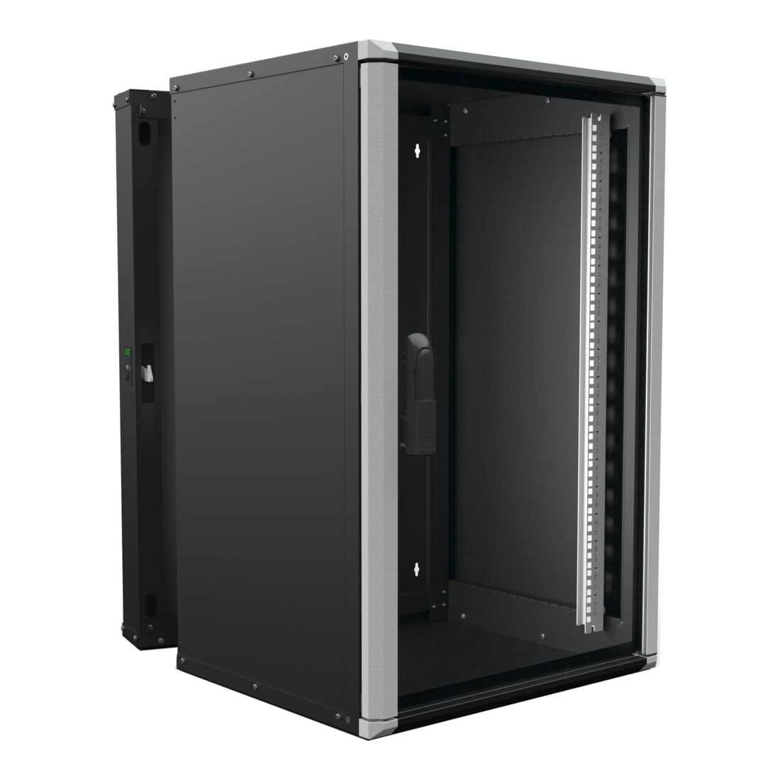 Enoc Armoire murale 18U 3 pièces noire 19" 600x600x934mm Wr2 18-66-S