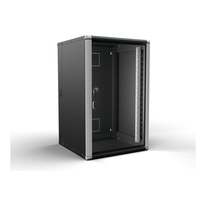 Enoc Armoire murale 18U 3 pièces noire 19" 600x600x934mm Wr2 18-66-S