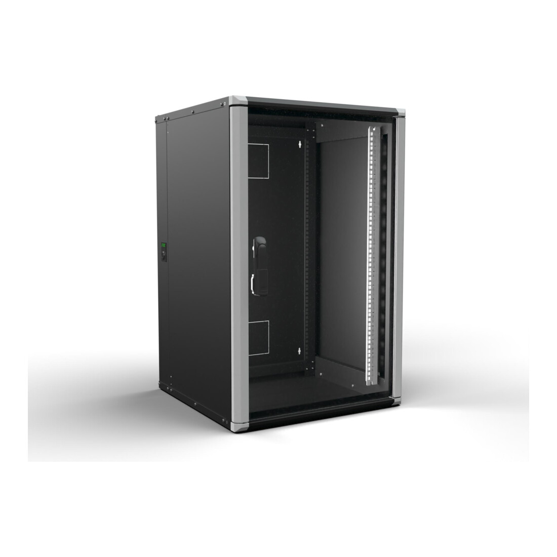 Enoc Armoire murale 18U 3 pièces noire 19" 600x600x934mm Wr2 18-66-S