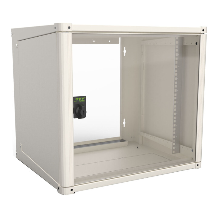 Enoc Armoire murale 21U avec porte vitrée 999x565x800 NSVE 218
