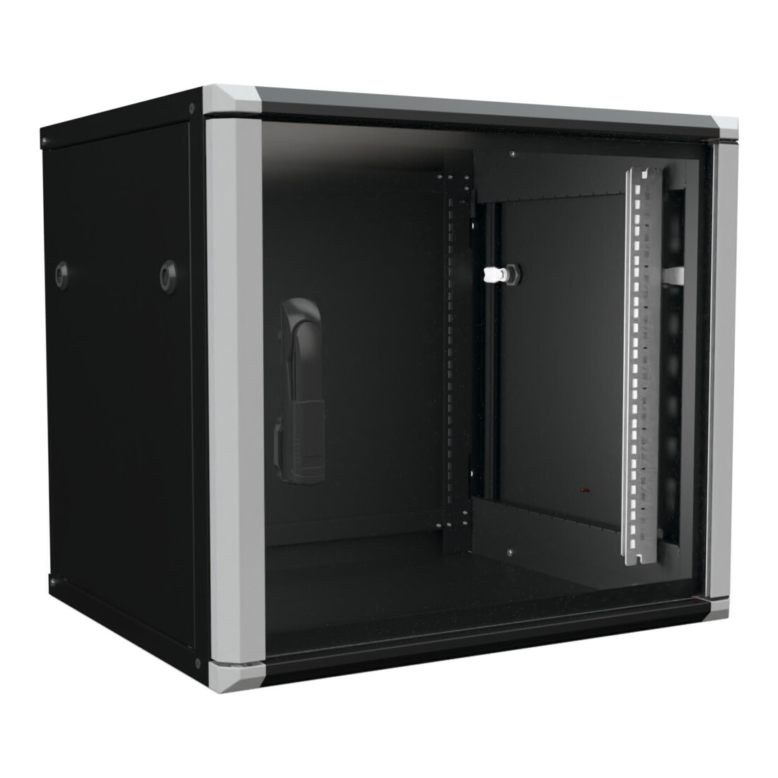 Enoc Armoire murale 9U 2 pièces noir 19" 600x500x535mm W2 9-65-S