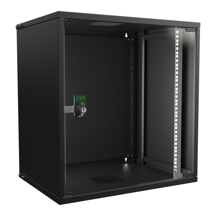 Enoc Armoire murale SNP 12U noir 19" 550x400x582mm W3 12-4-S-SNP
