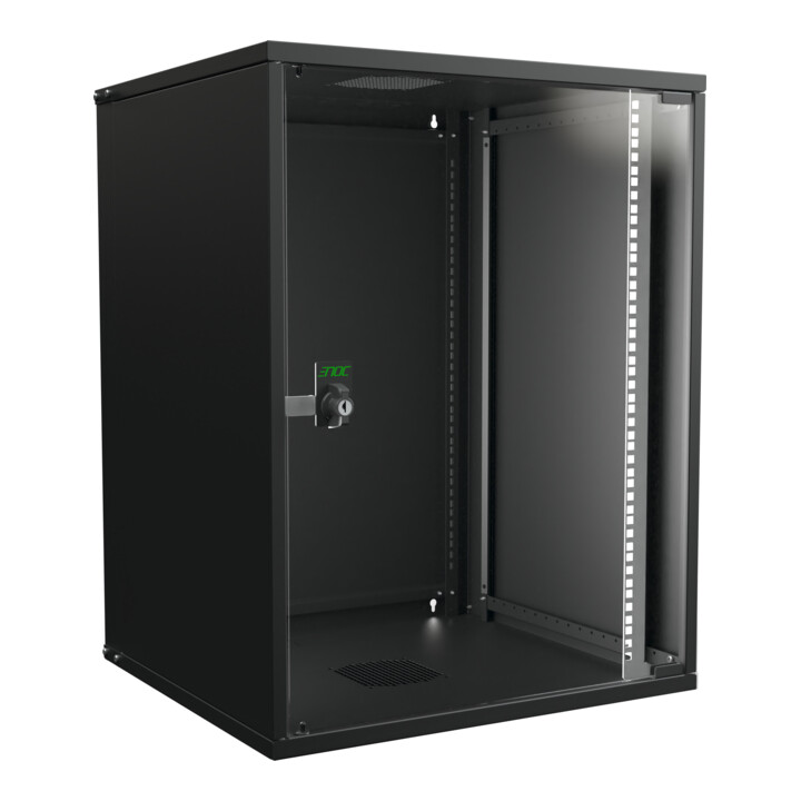 Enoc Armoire murale SNP 15U noir 19" 550x500x715mm W3 15-5-S-SNP