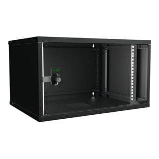 Enoc Armoire murale SNP 6U noir 19" 550×400×315mm W3 6-4-S-SNP